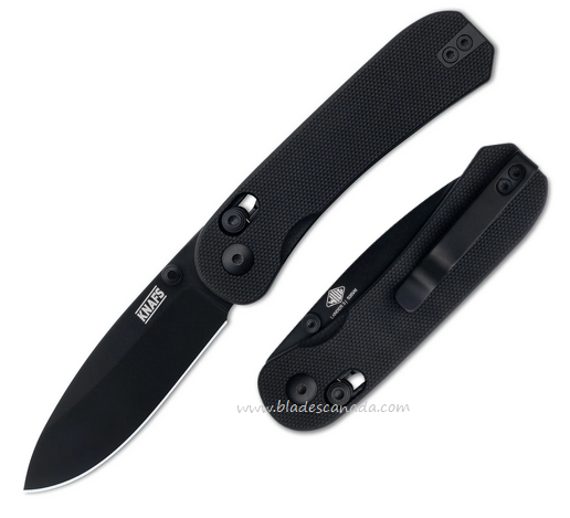 Knafs Lander 3 Folding Knife, S35VN Black, G10 Black