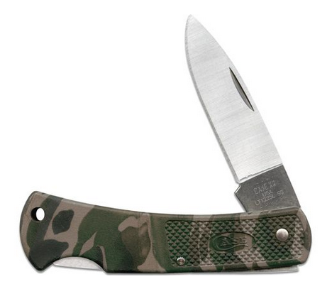 Case Caliber Small Folding Knife, Stainless Steel, Zytel Camo, 00662