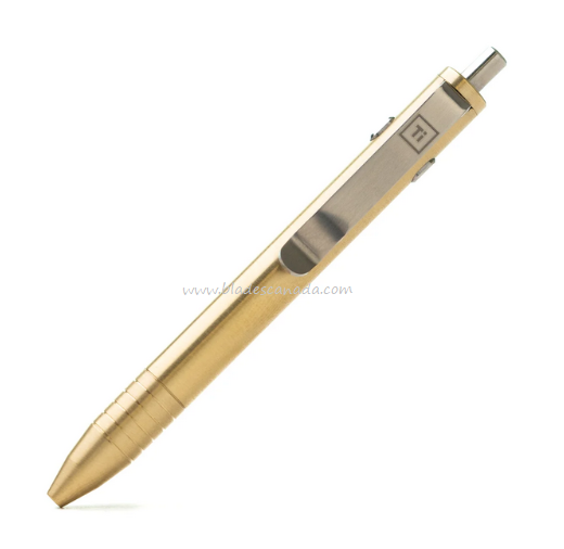Big Idea Design Mini Dual Side Click Pen, Brass, 007780