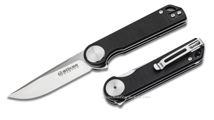 Boker Magnum Flipper Folding Knife, 440A, G10 Black, 01SC011