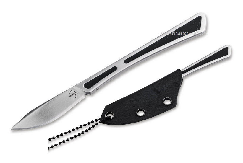 Boker Plus Scalpel Fixed Blade Knife, D2, Steel, Kydex Sheath, 02BO072