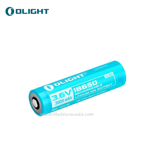 Olight 18650 Rechargeable Li-Ion Customized Battery 3000mAh