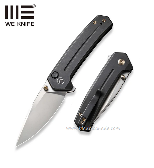 WE Knife Culex Flipper Folding Knife, CPM 20CV, Titanium Black, 21026B-3