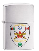 Zippo Canadian Forces Afghanistan Lighter, Ltd Edition Silver, 26695