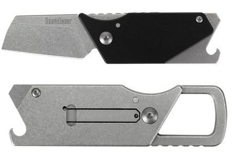 Kershaw Sinkevich Pub Tool Folding Knife, Aluminum Black, K4036BLK