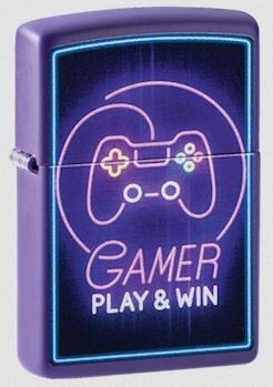 Zippo Gamer Play and Win Lighter, 49157
