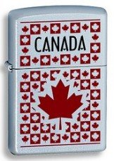 Zippo Canada Maple Leaves Lighter, 61875