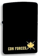 Zippo Canadian Forces Lighter, Black Matte, 67667