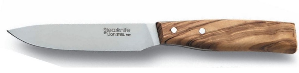 Lion Steel 9001 Steak Knife, Individual, Olivewood