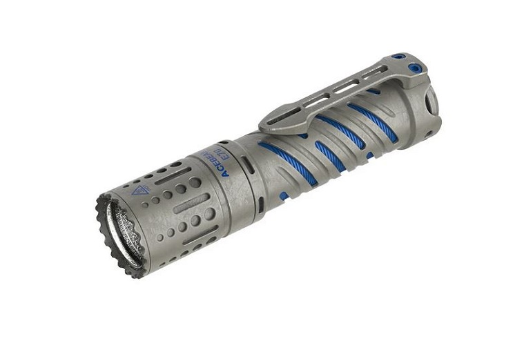 Acebeam E70-TI EDC Flashlight, Titanium Stonewash - 4000 Lumens - 5000K
