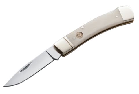 Boker Gentleman's Lockback Folding Knife, Bone Handle, 110250WB