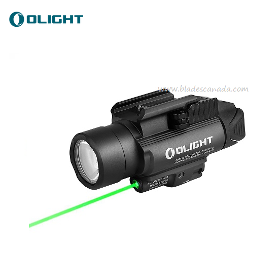 Olight BALDR Pro Black Tactical Light w/ 5mW Green Laser - 1350 Lumens
