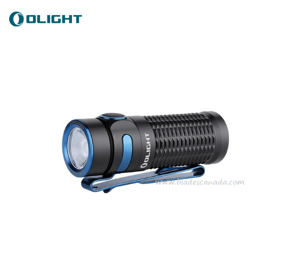 Olight Baton 3 Rechargeable Mini Flashlight, Black - 1200 Lumens