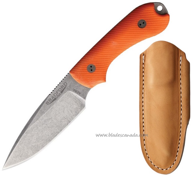 Bradford Guardian 3 Fixed Blade Knife, AEB-L Steel, G10 Handle, BRAD3FE105A