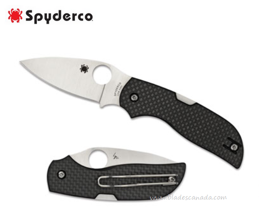 Spyderco Chaparral Folding Knife, CTS XHP, Carbon Fiber, C152CFP