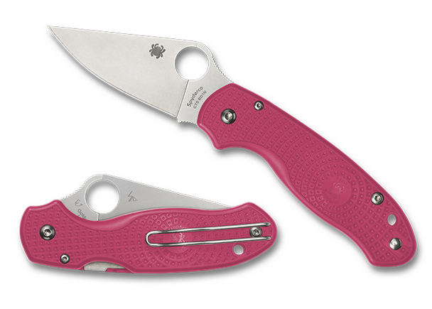 Spyderco Para 3 Lightweight Folding Knife, CTS BD1N, FRN Pink, C223PPN