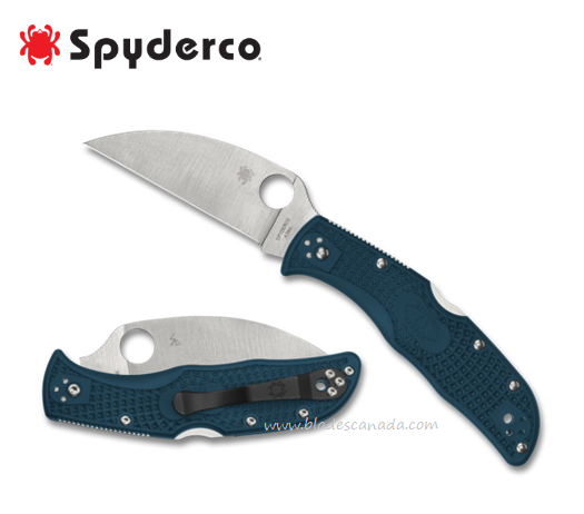 Spyderco Endela Lightweight Folding Knife, K390, FRN Blue, C243FPWK390