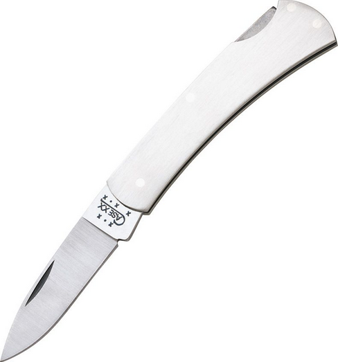 Case Executive Lockback Folding Knife, Stainless Steel, 00041