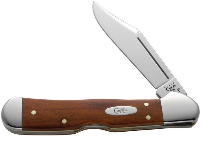 Case Mini Copperlock Folding Knife, Chestnut Bone, 28704