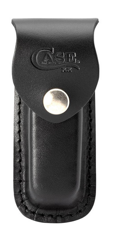 Case Medium Sheath, Leather Black, 52236