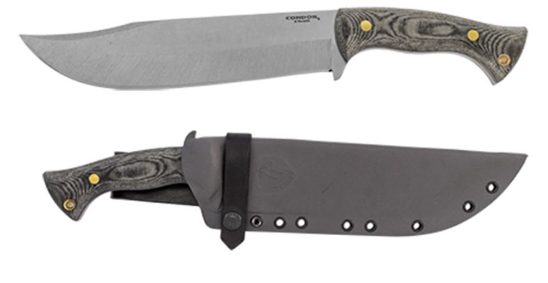 Condor Plan A Fixed Blade Knife, 1075 Carbon, Micarta, Kydex Sheath, CTK2823-8.98HC