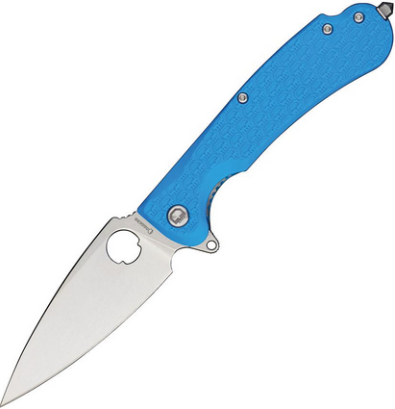Daggerr Resident Flipper Folding Knife, Stonewash Blade, FRN Blue, DGRRSFBLSW