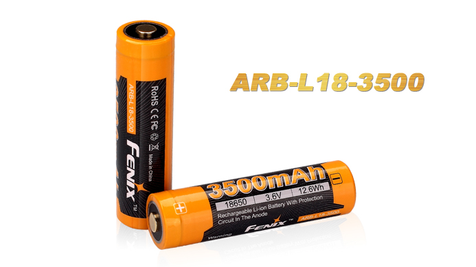 Fenix ARB-L18 Rechargeable 18650 Battery - 3500mAh