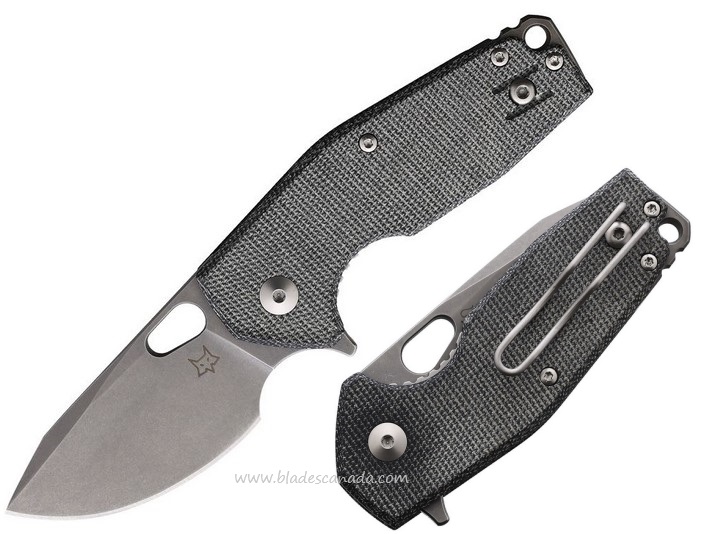 Fox Italy Suru Flipper Folding Knife, M398 Steel, Micarta Handle, FOX526LIMB