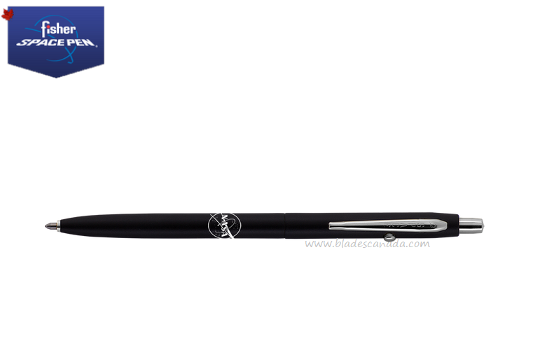 Fisher Space Pen Shuttle Pen, Matte Black w/NASA Design, FPCH4BC/NASAMB