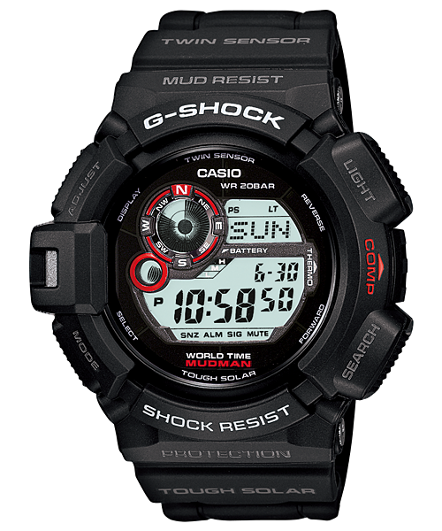 G Shock G9300-1 Mudman Solar with Compass