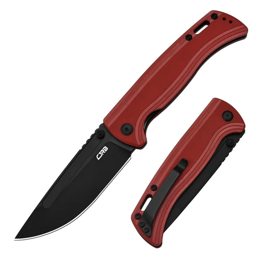 CJRB Resource Folding Knife, AR-RPM9 Black, G10 Red, J1932-BRE
