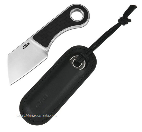 CJRB Chip Fixed Blade Knife, AR-RPM9 1.23", G10/Carbon Fiber, J1939-CF