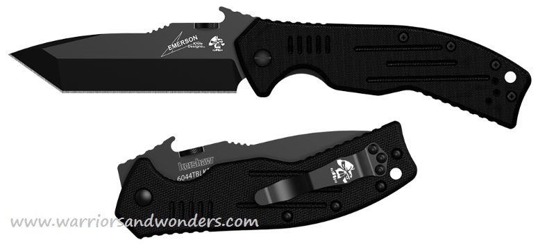 Kershaw CQC8K Folding Knife, Wave Opening, G10 Black, K6044TBLK