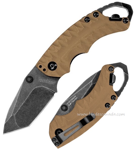 Kershaw Shuffle II Folding Knife, GFN Tan, K8750TTANBW