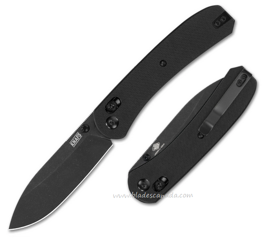 Knafs Lander 2 Folding Knife, S35VN Black, G10 Black,