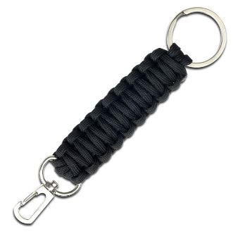 MTech 6" Cord Key Ring, Black, MTKFBK