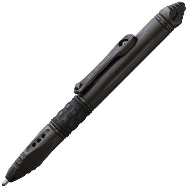 Microtech Kyroh Mini Bolt Action Pen, Titanium Body w/CF Inlay, 403MTISPTRI