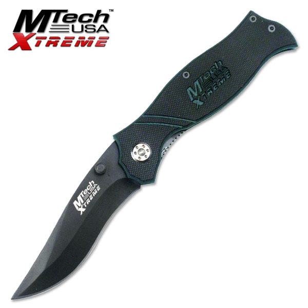 MTech Xtreme MX8001GR Folding Knife, G10 Green/Black