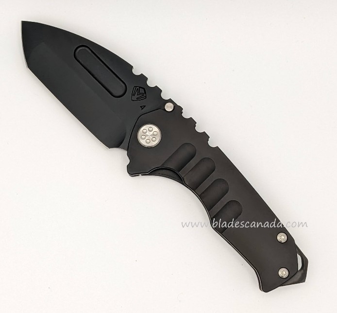Medford Praetorian Genesis T Framelock Folding Knife, S45VN Black PVD, Titanium Black PVD