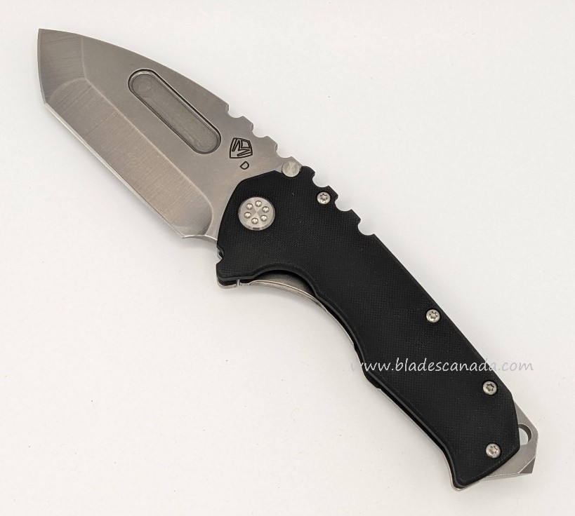 Medford Praetorian G/T Folding Knife, D2 Tanto Tumble, G10 Black