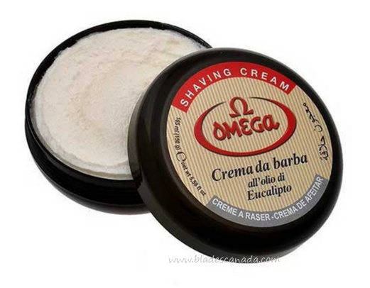 Omega Eucalyptus Shaving Cream in Bowl, 46001