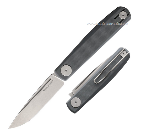 Real Steel Gslip Slipjoint Folding Knife, VG10 sw, G10 Grey, RS7869