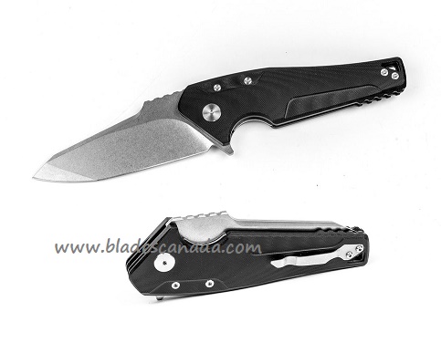 Real Steel Echo Folding Knife, K110 Steel SW, G10 Black, 9841