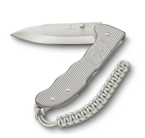 Swiss Army Evoke Folding Knife, Stainless, Alox Silver, 0.9415.D26