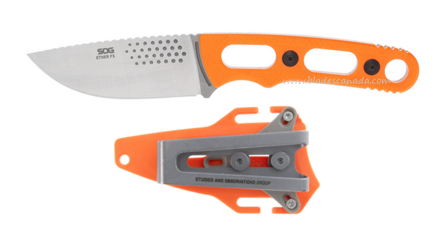 SOG Ether FX Fixed Blade Knife, CPM S35VN, G10 Blaze, 17-33-01-57