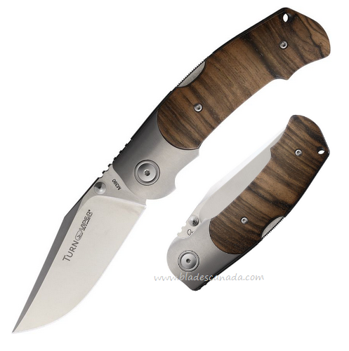 Viper TURN Folding Knife, M390 Satin, Walnut handle, V5986NO