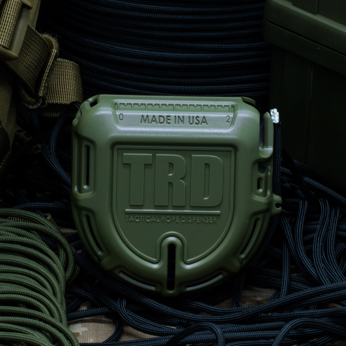 Atwood Rope TRD Tactical Rope Dispenser - OD Green
