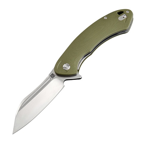 Artisan Cutlery Immortal Flipper Folding Knife, D2, G10 Green, 1818PGNC