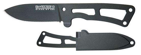 Ka-Bar Becker Remora Gen 2 Fixed Blade Neck Knife, 1095 Cro-Van, Hard Sheath, KaBK13