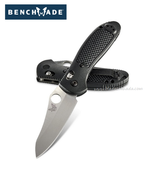 Benchmade Griptilian Folding Knife, CPM S30V Sheepsfoot, Black Handle, 550-S30V